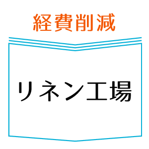 経費削減　リネン工場